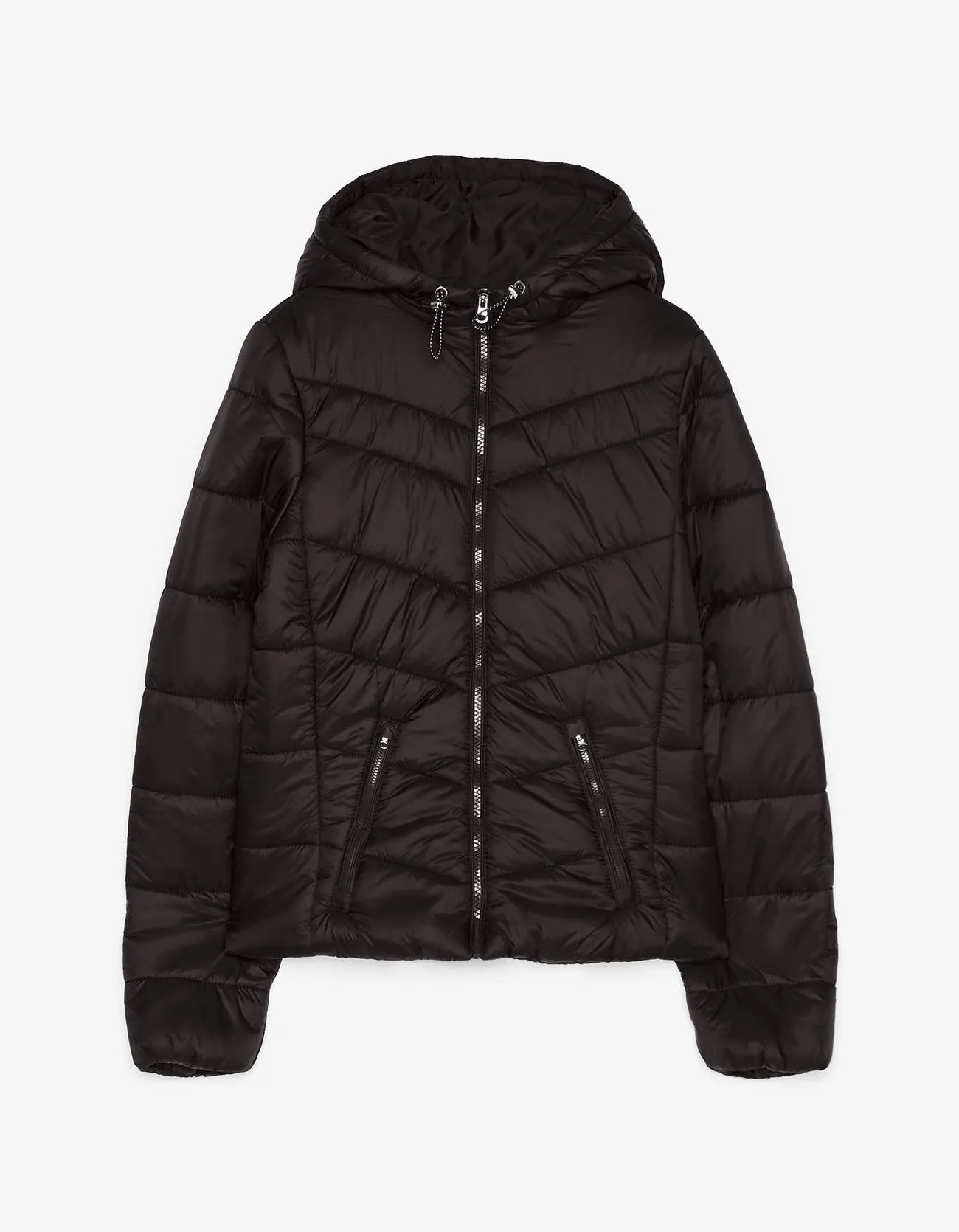 Steppjacke mit Kapuze